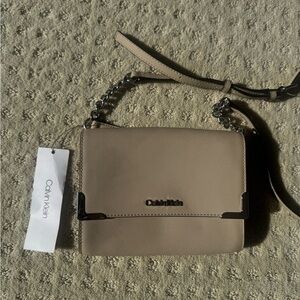 Calvin Klein Beige Crossbody Bag